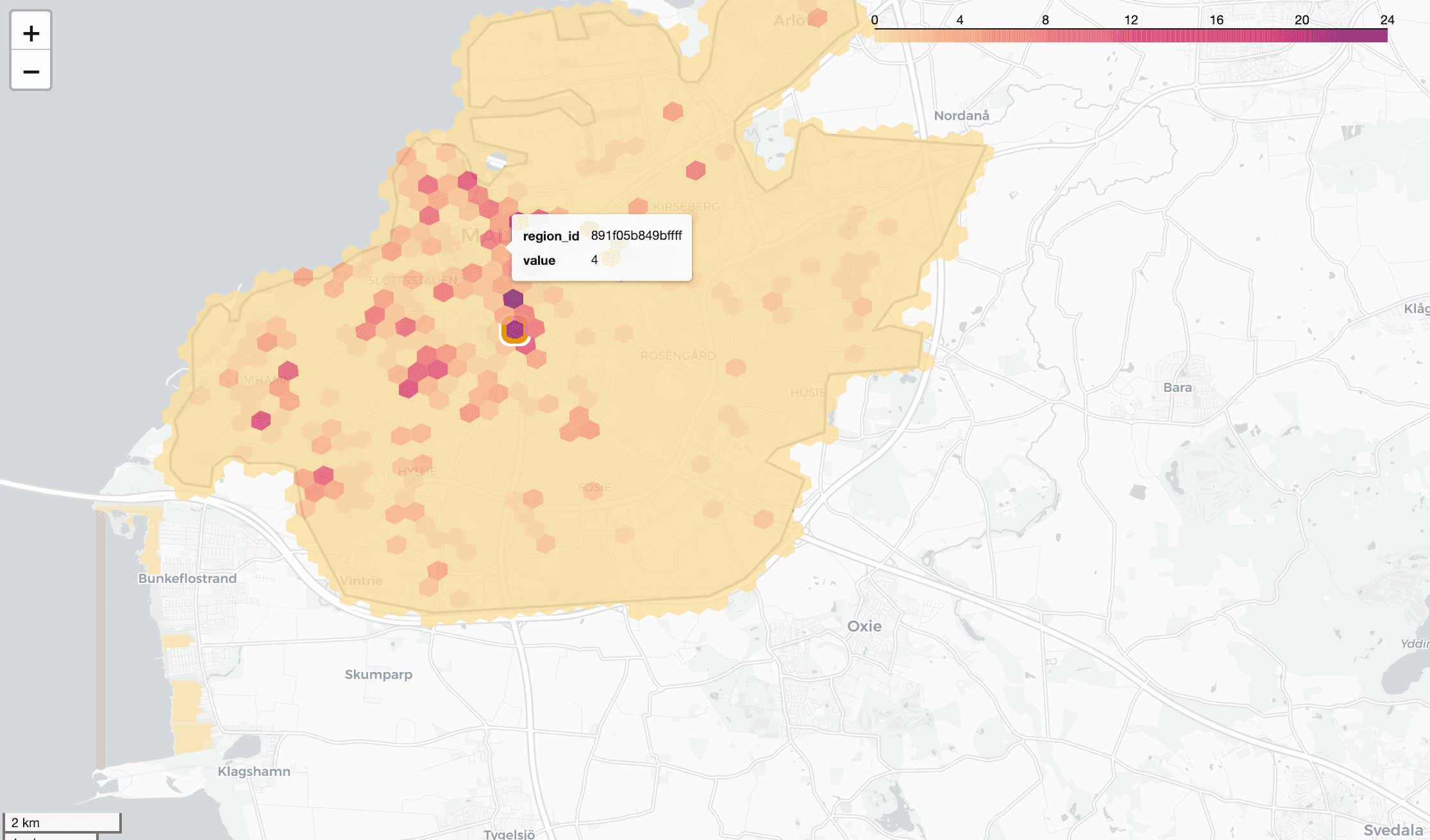 Malmo Bicycle Parking Embeddings